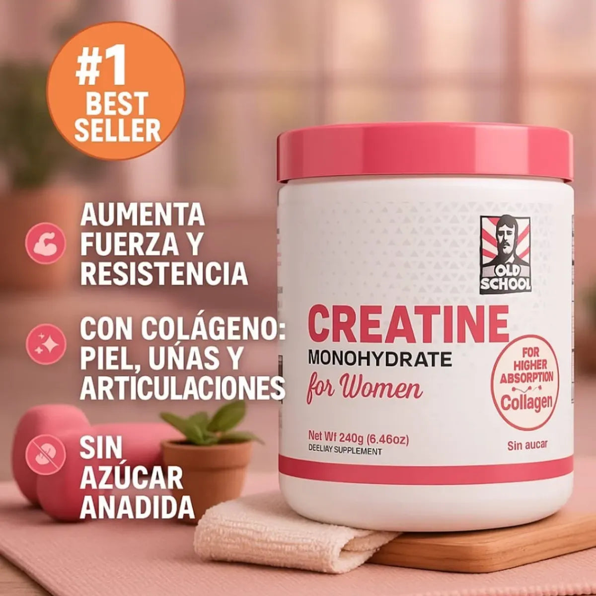 Creatina Woman Old School